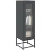 Image de vidaXL Buffet haut anthracite 36x39x123 cm acier laminÃ© Ã  froid
