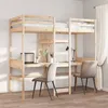 Image de vidaXL Cadre de lit superposÃ© sans matelas 75x190cm bois de pin massif