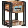 Image de Table De Chevet Vidaxl 40x40x40 Cm En Bois Massif RÃ©cupÃ©rÃ©