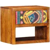 Image de Tables De Chevet Vidaxl 2 PiÃ¨ces 40x35x35 Cm En Bois Massif D'acacia