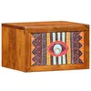 Image de vidaXL Tables de chevet Marron, multicolore 35 x 30 x 22 cm