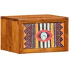 Image de Gains De Chevet Vidaxl 2 Pcs 35x30x22 Cm Bois D'acacia Massif