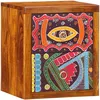 Image de Vidaxl Armoires De Chevet , 2 PiÃ¨ces, 35 X 30 X 40 Cm En Bois Massif D'acacia
