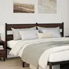 Image de vidaXL TÃªte de lit chÃªne marron 180 cm acier et bois d'ingÃ©nierie
