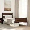 Image de vidaXL Cadre de lit sans matelas chÃªne marron 90x190cm bois ingÃ©nierie
