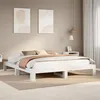 Image de vidaXL Cadre de lit sans matelas blanc 200x200 cm bois massif de pin