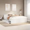 Image de vidaXL Cadre de lit sans matelas avec tÃªte de lit 200x200 cm bois pin