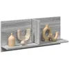 Image de vidaXL Armoire murale 70x16,5x30 sonoma gris cm bois d'ingÃ©nierie