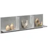 Image de vidaXL Armoire murale 100x16,5x30 cm gris bÃ©ton bois d'ingÃ©nierie