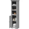 Image de vidaXL Armoire de salle de bain BODO gris 44x30x160 cm