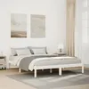 Image de vidaXL Cadre de lit extra long sans matelas 140x210 cm bois massif pin