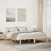Image de vidaXL Cadre de lit extra long sans matelas 160x220 cm bois massif pin