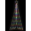 Image de vidaXL Guirlande de sapin de NoÃ«l 339 LED colorÃ©es 187 cm
