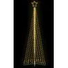 Image de vidaXL Guirlande de sapin de NoÃ«l 495 LED blanc chaud 300,5 cm