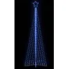 Image de vidaXL Guirlande de sapin de NoÃ«l 495 LED bleu 300,5 cm