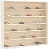 Image de Vidaxl Vitrine De Collection En Bois Avec 6 ÃtagÃ¨res 60x8,5x55 Cm