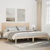 Image de vidaXL Cadre de lit extra long sans matelas 180x220 cm bois massif