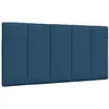 Image de vidaXL Coussin de tÃªte de lit bleu 100 cm tissu
