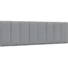 Image de vidaXL Coussin de tÃªte de lit gris clair 160 cm tissu