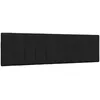 Image de vidaXL Coussin de tÃªte de lit noir 180 cm tissu