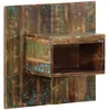 Image de vidaXL Table de chevet multicolore 50x27x50 cm bois de rÃ©cupÃ©ration