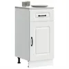 Image de vidaXL Armoire de cuisine Kalmar blanc bois d'ingÃ©nierie