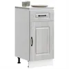 Image de vidaXL Armoire de cuisine Kalmar sonoma gris bois d'ingÃ©nierie