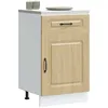 Image de vidaXL Armoire de cuisine Kalmar chÃªne sonoma bois d'ingÃ©nierie