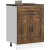 Image de vidaXL Armoire de cuisine Kalmar chÃªne fumÃ© bois d'ingÃ©nierie
