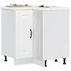 Image de vidaXL Armoire d'angle de cuisine Kalmar blanc bois d'ingÃ©nierie
