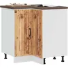 Image de vidaXL Armoire d'angle de cuisine Kalmar vieux bois bois d'ingÃ©nierie
