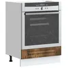 Image de vidaXL Armoire Ã  four Kalmar chÃªne fumÃ© bois d'ingÃ©nierie