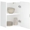 Image de vidaXL Armoire murale de cuisine Kalmar blanc bois d'ingÃ©nierie