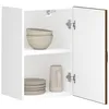Image de vidaXL Armoire murale de cuisine Kalmar chÃªne marron bois d'ingÃ©nierie