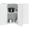 Image de vidaXL Armoire murale d'angle de cuisine Kalmar gris bÃ©ton