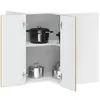 Image de Vidaxl Armoire D'angle Murale De Cuisine Kalmar ChÃªne Artisanal