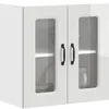 Image de Vidaxl Armoire Murale De Cuisine Avec Porte En Verre Kalmar