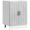 Image de vidaXL Meuble de base de lavabo Lucca gris bÃ©ton bois ingÃ©nierie