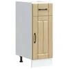 Image de vidaXL Armoire de cuisine Lucca chÃªne sonoma bois ingÃ©nierie