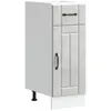 Image de vidaXL Armoire de cuisine Lucca gris bÃ©ton bois ingÃ©nierie