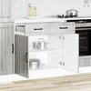 Image de vidaXL Armoire de cuisine Lucca sonoma gris bois ingÃ©nierie