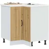 Image de Vidaxl Armoire D'angle De Cuisine Lucca ChÃªne Artisanal