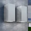 Image de vidaXL Armoire murale de cuisine et porte en verre Lucca chÃªne marron