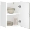 Image de vidaXL Armoire murale de cuisine Lucca gris bÃ©ton bois ingÃ©nierie