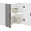 Image de vidaXL Armoire murale de cuisine Lucca sonoma gris bois ingÃ©nierie