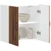 Image de vidaXL Armoire murale de cuisine Lucca vieux bois bois ingÃ©nierie