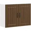 Image de vidaXL Armoire murale de cuisine Lucca chÃªne marron bois ingÃ©nierie