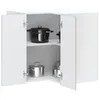 Image de vidaXL Armoire d'angle murale de cuisine Lucca sonoma gris