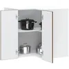 Image de vidaXL Armoire d'angle murale de cuisine Lucca chÃªne marron
