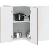 Image de vidaXL Armoire d'angle murale de cuisine Lucca vieux bois